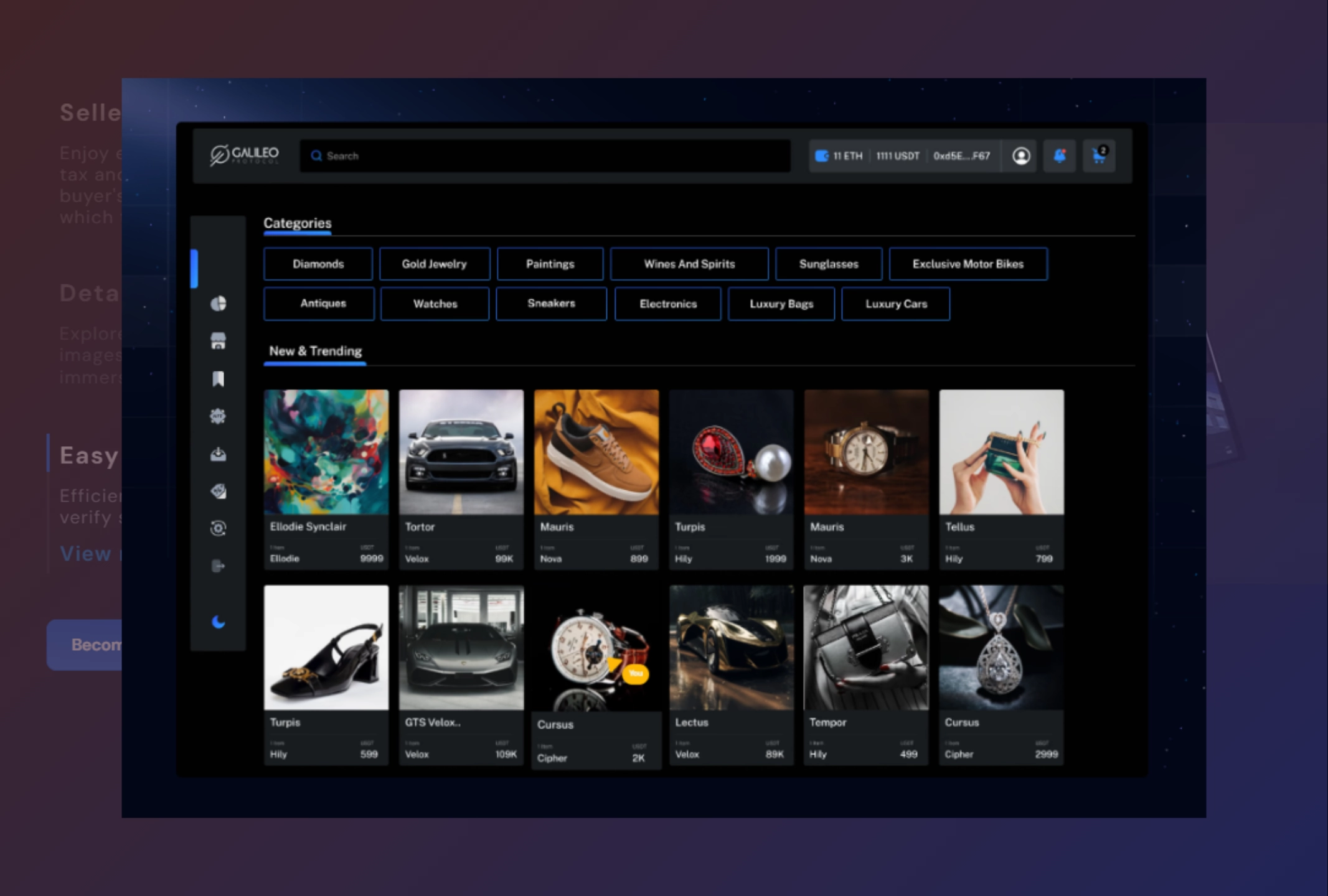 Galileo marketplace